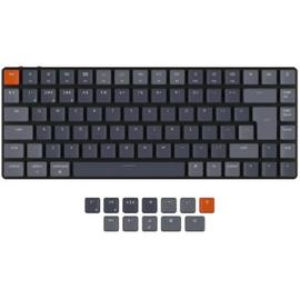 Keychron K3 Ultra-slim RGB Bluetooth / USB magyar Hot-swap Gateron Optical Blue fekete billentyűzet