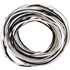 Knorr Prandell 1 mm 3x1,7 m fekete-fehér viaszolt zsinór