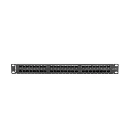 Lanberg PPU5-1048-B 19" 1U 48port Cat.5e UTP árnyékolatlan fekete patch panel
