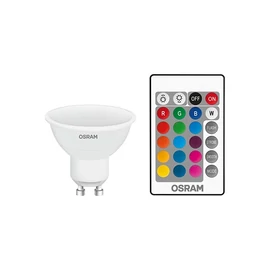 Osram Star+ RGBW/műanyag ház 4,5W/250lm/2700K/GU10 távirányítható LED PAR16 spot izzó