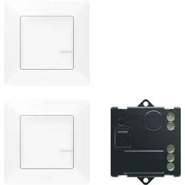 Legrand 752150 Valena Life Netatmo fehér Párosított szett: 2 vezeték nélküli kapcsoló + mikromodul