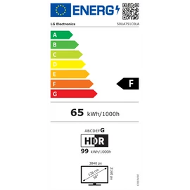 LG 50" 50UA751C0LA 4K UHD AI Smart TV