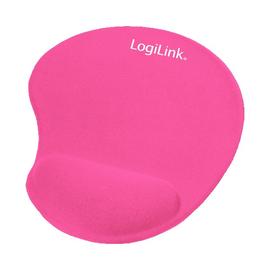 LogiLink ID0027P zselés csuklótámaszos pink egérpad