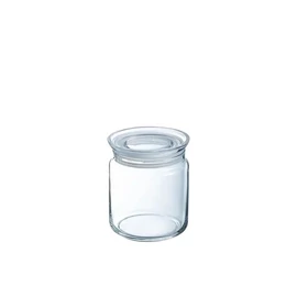 Luminarc 4 db kerek üvegedény készlet fedéllel 750ml