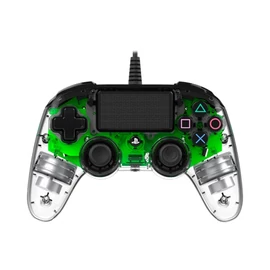 Nacon 2804956 Compact PS4 vezetékes átlátszó-halványzöld kontroller