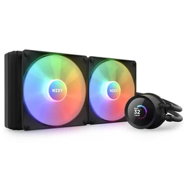 NZXT Kraken 280 280mm 2x140mm AIO RGB fekete vízhűtéses processzor hűtő