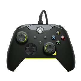 PDP 049-012-GY Electric Xbox Series X|S/Xbox One/PC vezetékes fekete kontroller