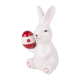 IRIS dekor porcelán nyúl fehér piros tojással