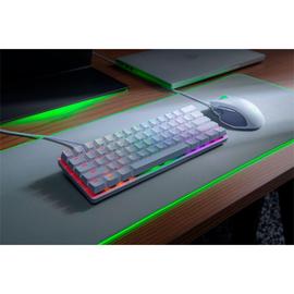 Razer Huntsman Mini Mercury Edition (Red Switch) US RGB gamer billentyűzet