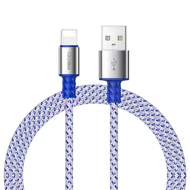 Recci RTC-N33L 2m Lightning - USB textil borítású adat- és töltőkábel