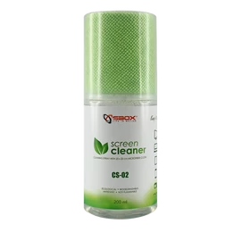 Sbox CS-02 tisztító folyadék (200ml) + mikroszálas kendő