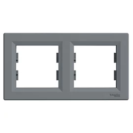 Schneider EPH5800262 ASFORA vízszintes acél kettes keret