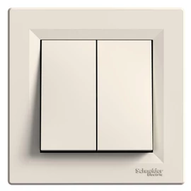 Schneider EPH0300123 ASFORA rugós bekötésű bézs csillárkapcsoló