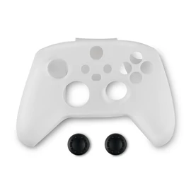 Spartan Gear 2808152 Xbox Series X|S kontroller szilikon skin fehér + hüvelykujj csúszásgátló