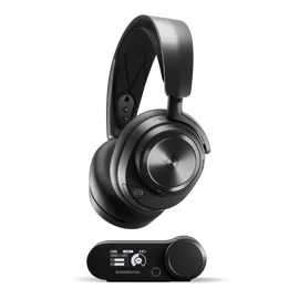 Steelseries Arctis Nova Pro vezeték nélküli fekete gamer headset