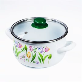 TOO BELLY TULIP 2,8 literes, 18cm átmérő, 12cm magasságú lábas (fazék) üveg fedővel
