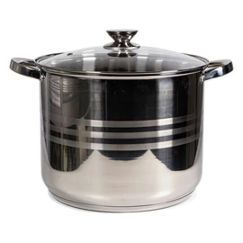 TOO LP-7170-13L prémium rozsdamentes edény 13,3 liter fazék/lábas+fedő 28 x 22cm