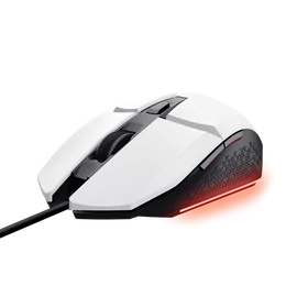 Trust GXT109W Felox vezetékes fehér gamer egér