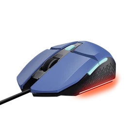Trust GXT109B Felox vezetékes kék gamer egér