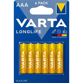 VARTA 4103101416 Longlife AAA (LR03) alkáli mikroceruza elem 6db/bliszter