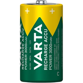 Varta 56714101412 Power bébi C 3000mAh akkumulátor 2db/csomag (műanyagmentes csomagolás)