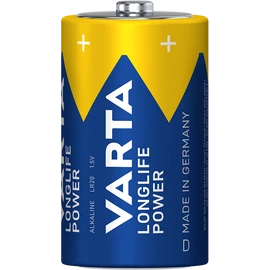 VARTA 4920121422 Longlife Power D (LR20) góliát elem 2db/csomag (műanyagmentes csomagolás)