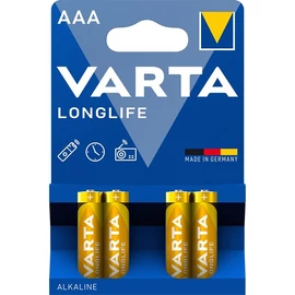VARTA 4103101414 Longlife AAA alkáli mikroceruza elem 4db/bliszter