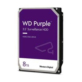 Western Digital 3,5" 8000GB belső SATAIII 5640RPM 128MB PURPLE WD84PURZ winchester 3 év