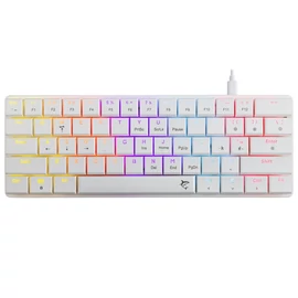White Shark GK-006211-W/R-US Nagamaki US fehér (red switch) gamer billentyűzet