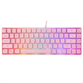 White Shark GK-2201P-US Ronin US pink gamer billentyűzet