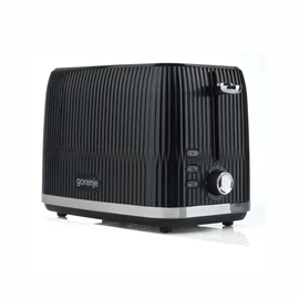 Gorenje T850DPB kenyérpirító, 850 W, 7 fokozat, újramelegítés, kiolvasztás, hőfokszabályozó, megvilágított nyomógombok