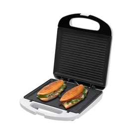 HOME HGP4 panini szendvicssütő, 1200 W, nagy sütőfelület, tapadásmentes, jelzőfények