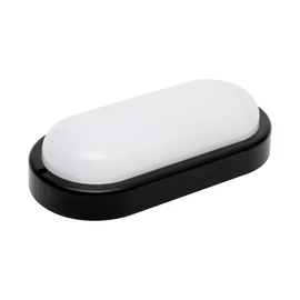 HOME RCO18LEDBK LED-es fali/mennyezeti lámpa, kör alakú, fekete, 18 W, 4000K, 1200 lumen, IP54, kül- és beltéri kivitel
