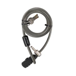 STANLEY S741-159 családi kulcskábeles kerékpár zár, 3 kulcsos, 2400 mm hosszúság