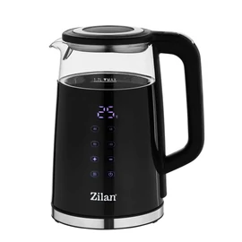 Zilan ZLN7859 vízforraló, max. 2200 W, 1,7 literes, rejtett fűtőszál, digitális kijelző