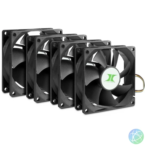 ARGUS hűtő ventilátor szett. IPC, 4x 80mm PWM 4 pin