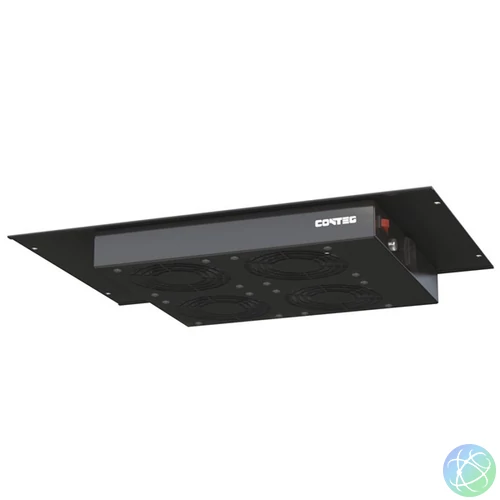 CONTEG Ventilátor panel + keret 19" 2-es