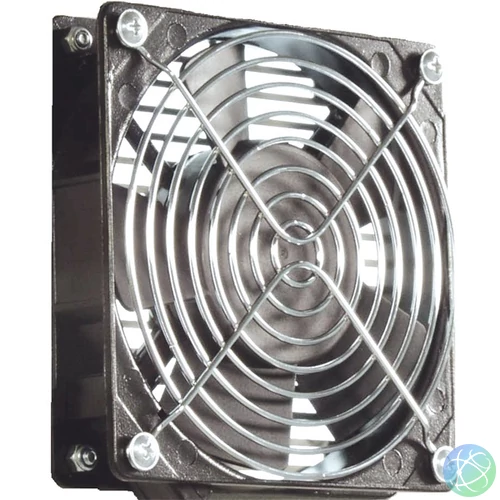 CONTEG Ventilátor panel 1 ventilátorral 19" Termosztát és fém váz nélkül
