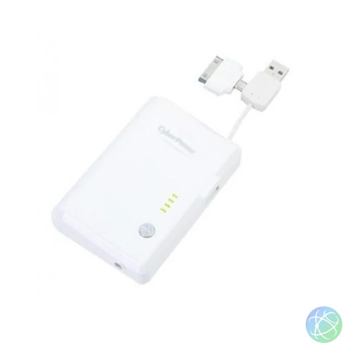 CYBERPOWER Power Bank hordozható töltő 5200 mAh Fehér