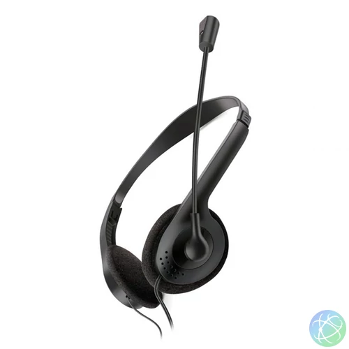 FIESTA Fejhallgató, vezetékes, USB, fekete