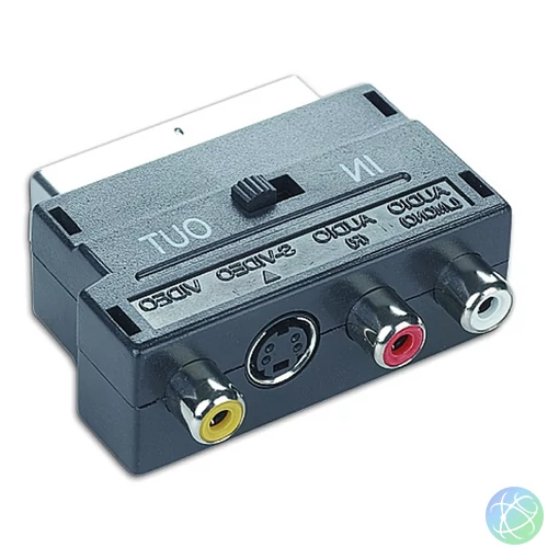 GEMBIRD Adapter Scart- 3RCA+Svideo