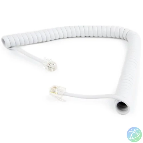 GEMBIRD Kábel telefon RJ10 4P4C 2m, fehér