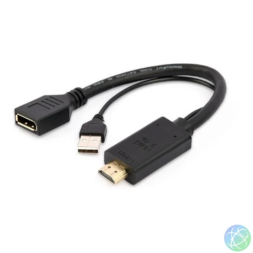 GEMBIRD Adapter HDMI - DP, 4K Aktív