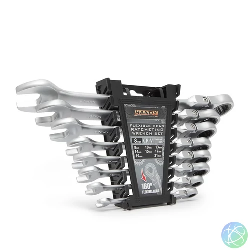 HANDY TOOLS Csillag-villáskulcs kit, racsnis
