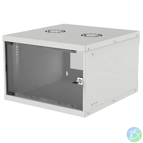 INTELLINET fali rack, 19",  6U, 560x540x353, IP20-védelem, lapra szerelt, Szürke