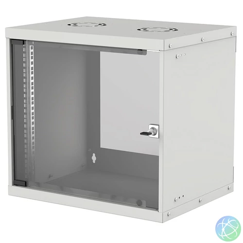 INTELLINET fali rack, 19",  9U, 560x540x487, IP20-védelem, lapra szerelt, Szürke