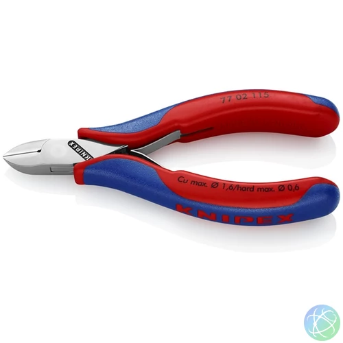 KNIPEX Fogó, Oldalcsípő, 115 crom. fej