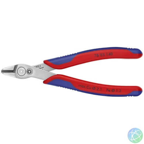 KNIPEX Fogó, Műszerészfogó oldalcsípő. 140 mm