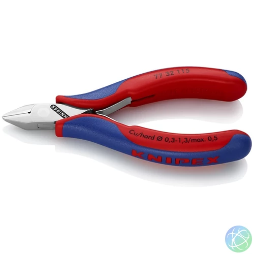 KNIPEX Fogó, Oldalcsípő, 115 crom. 2K nyéllel