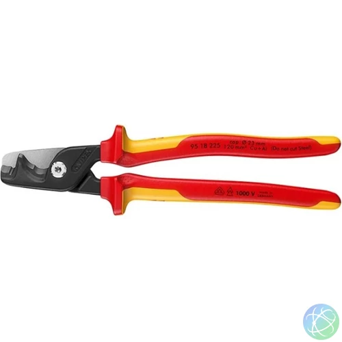 KNIPEX kábelvágó fogó, StepCut®XL, 1000 V szigetelt, 225mm